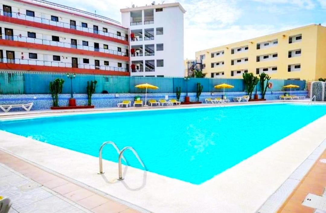 3Min Walk Playa Del Ingles Apartment San Bartolomé Dış mekan fotoğraf